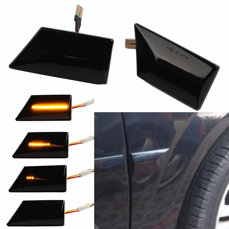 

LED car light for Opel Signum Vectra C 2003-2008 turn signal light dynamic side mark indicator light mobile lighting repeater