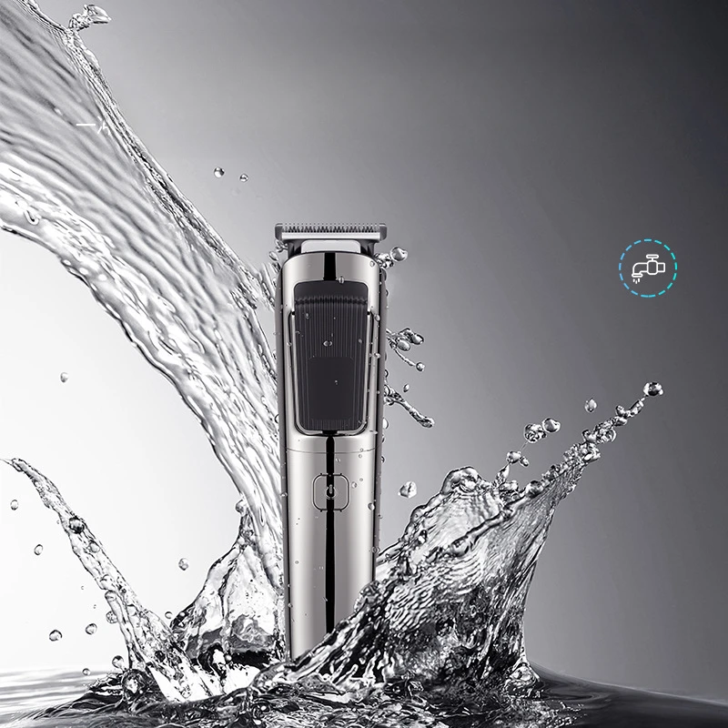 Six in One Digital Display Adjustment Full Body Washing Multifunctional Electric Pusher Hair Styling Shaving Long Battery Life