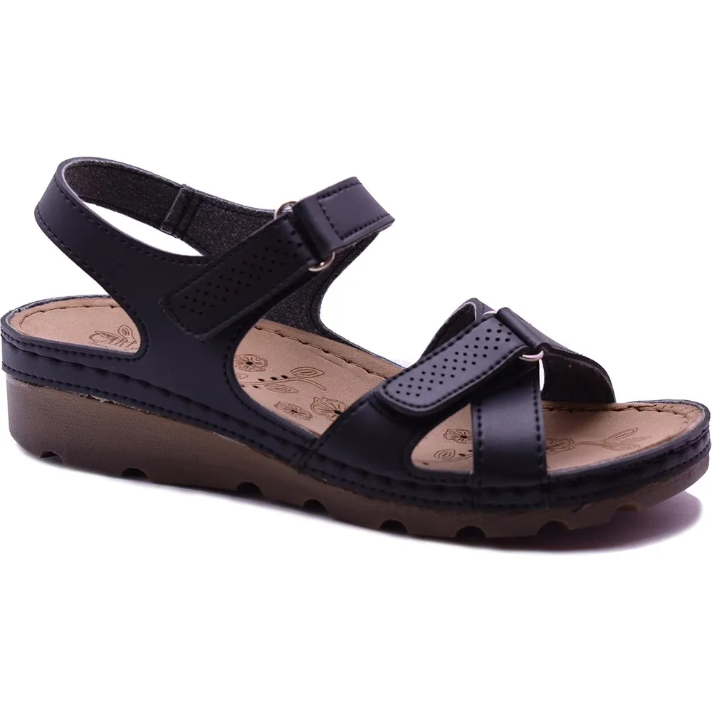 

Dorlie 160107 Anatomical Casual Black Female Sandals