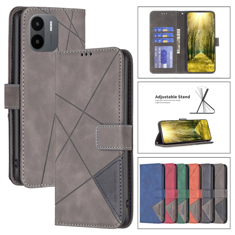 

Case on For Redmi A2 11A 12C A1 Plus Cover For Mi Xiaomi 13 Lite Civi 2 Poco C55 X5 12T Pro 13Pro Flip Leather Wallet Cover Capa