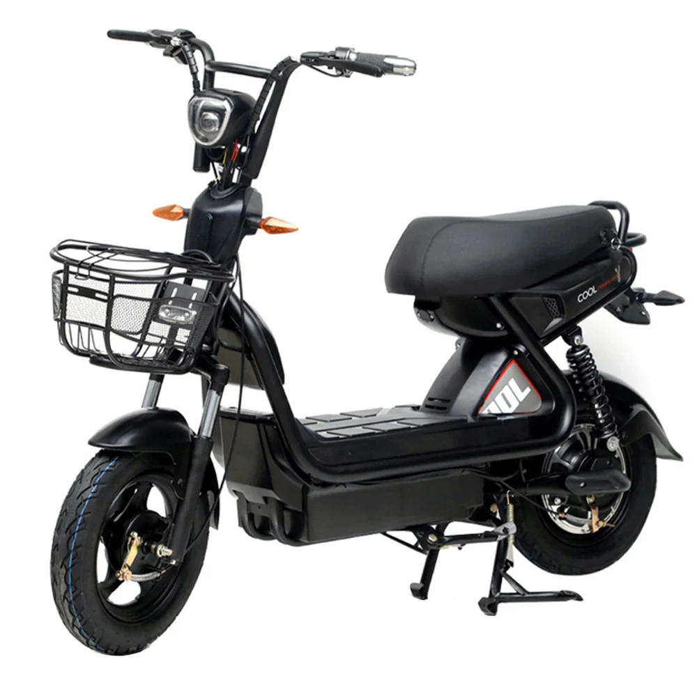 

Aldult Electric Motorcycle 48v 12a Electromobile Lithium Battery Daily Household Small Commute Transportation