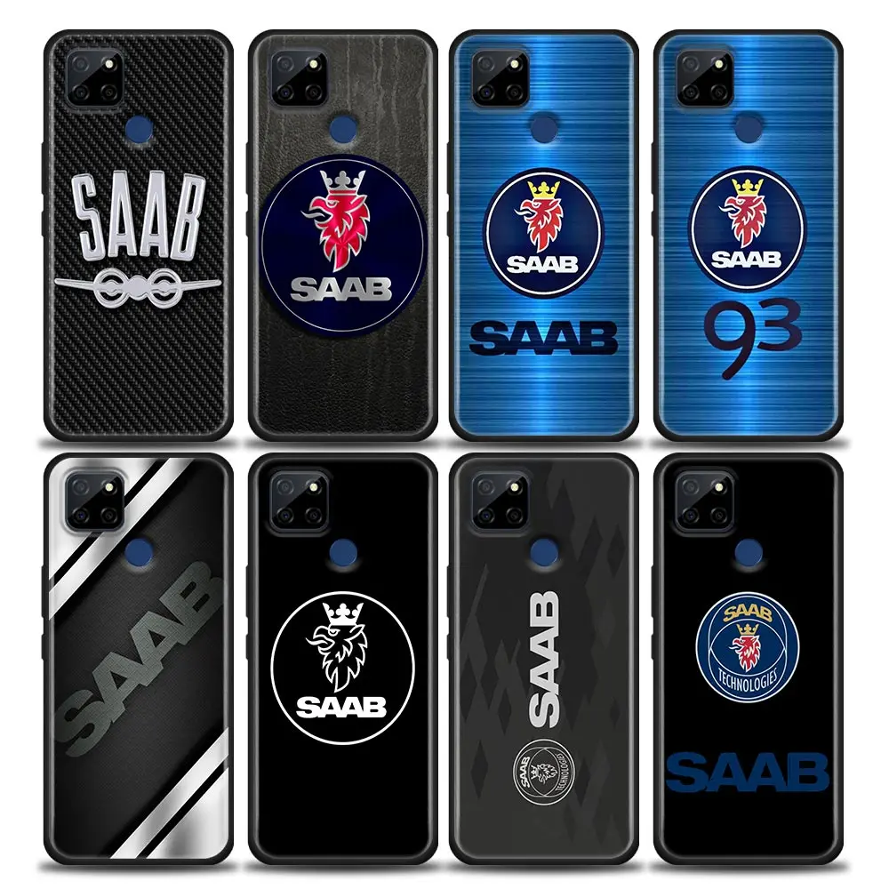 

Luxury Car Is S-Saab-b Cover Phone Case For OPPO Realme X50 XT X 11 10 9 9I 8 8I 7 6 Pro Plus 5G Case Funda Coque Shell Capa