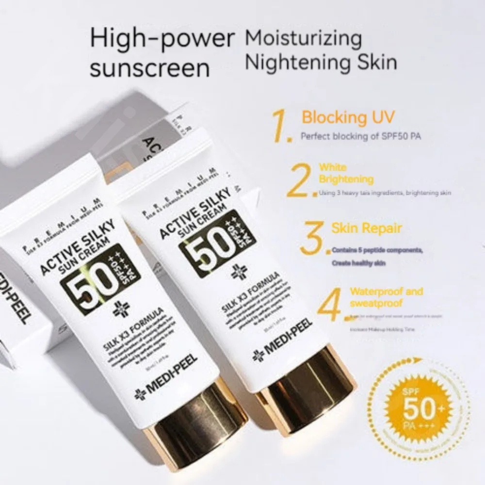 Солнцезащитный крем для лица с УФ-изоляцией SPF 50 увлажняющий нежирный