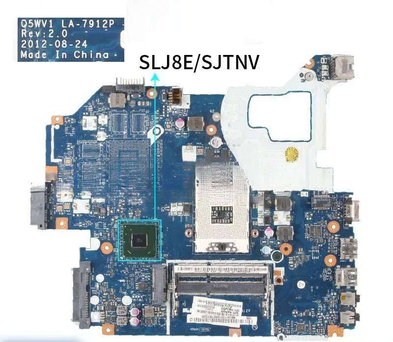 Материнская плата Q5WV1 для Aspire LA-7912P V3-571 V3-531 материнская ...