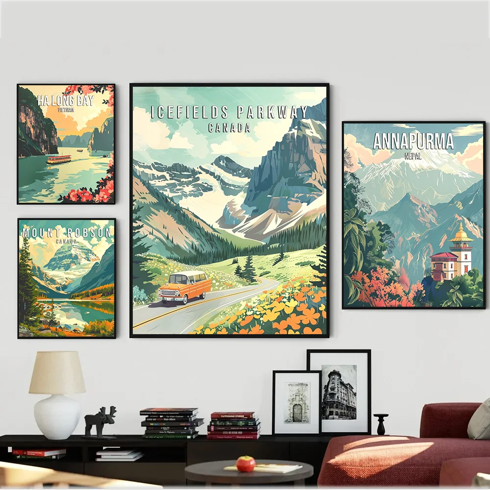 Современный Известный туристический город Австралия иллюстрация лес Каньон