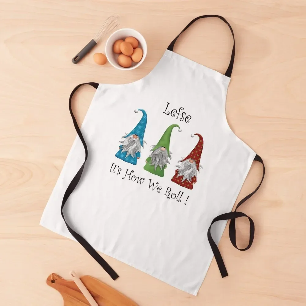 Lefse It's How We Roll! Apron Useful Things For Kitchen barber men Apras Women