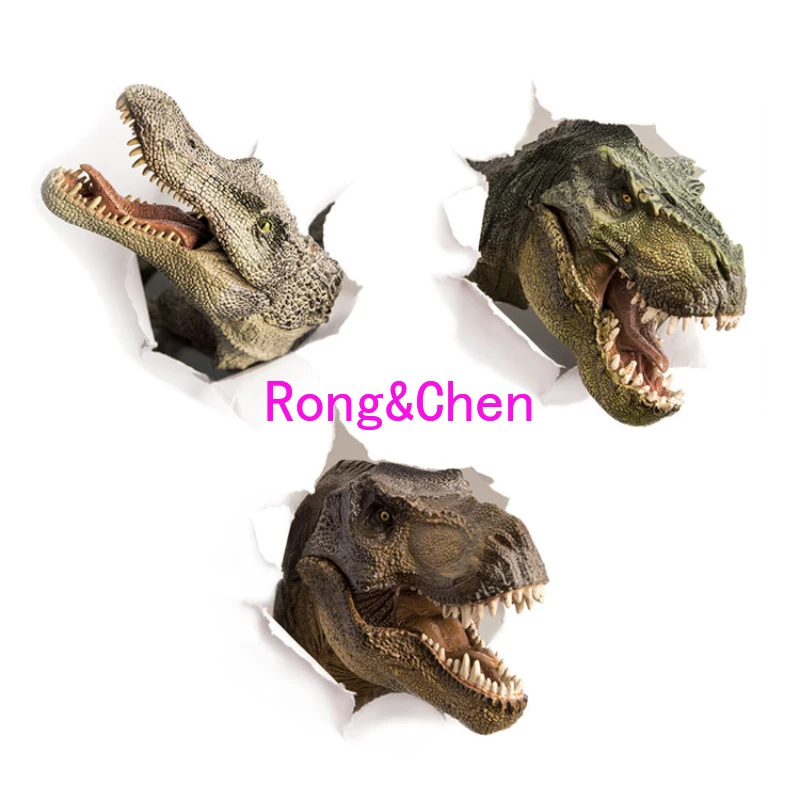 

Rongchen Trading Car Sticker Dinosaur T-Rex Torn Metal Waterproof Cover Scratch Decal Laptop Motorcycle Auto Accessories PVC