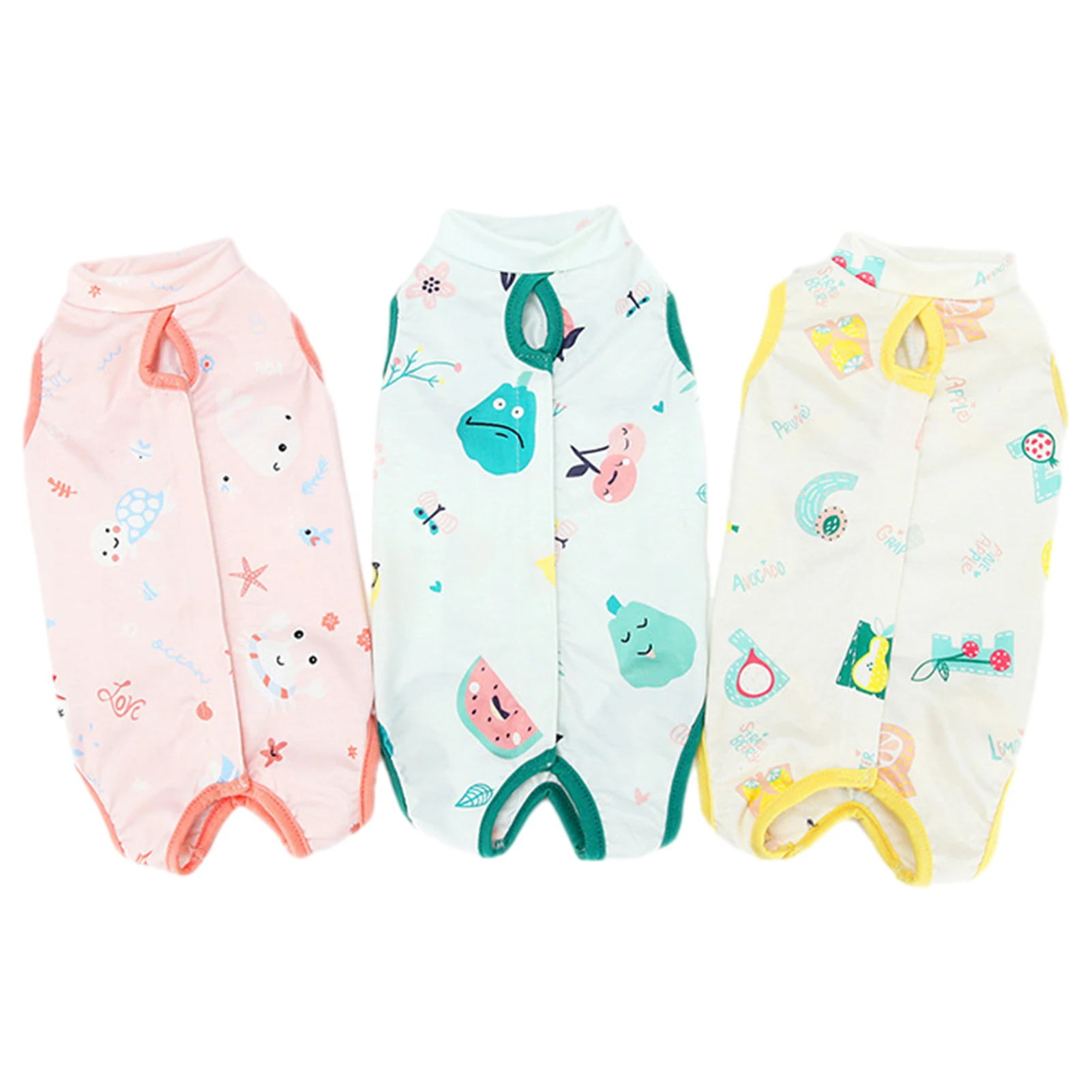 

3pcs Wrap Abdominal Kitten Cat Surgery Recovery Suit For Female Breathable After Surgery Skin Diseases Soft Professional