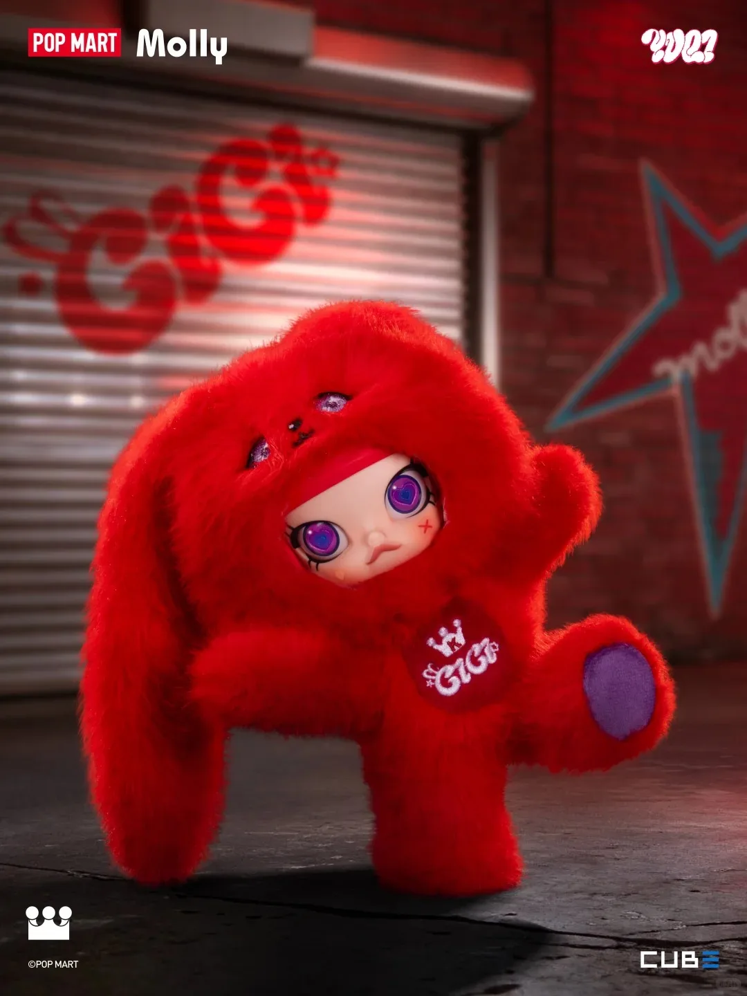 Фото POPMART Оригинальная коллекционная фигурка MOLLY × YUQI (Сонг Юйци) 1/8, серия Blind Box, подарок, интересный декоративный предмет, игрушка, в наличии №5