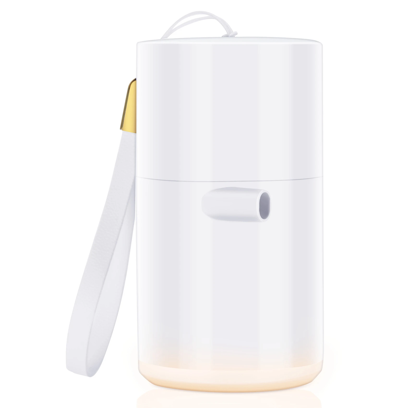 

Portable Air Pump Rechargeable Mini Air Inflator Waterproof Pump for Air Mattress Swimming Rings Air Compressor White