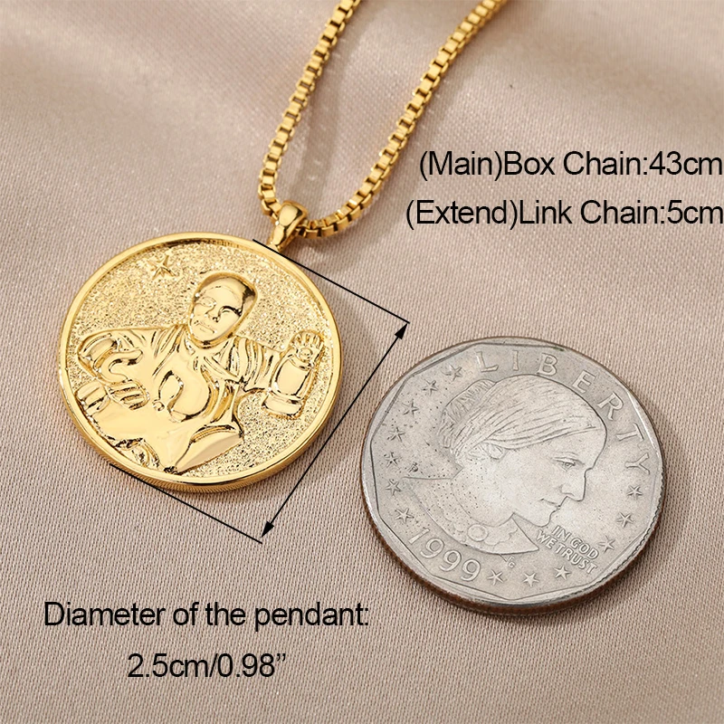 Афродитовое ожерелье для женщин золотого цвета Кулон греческой мифологии богини