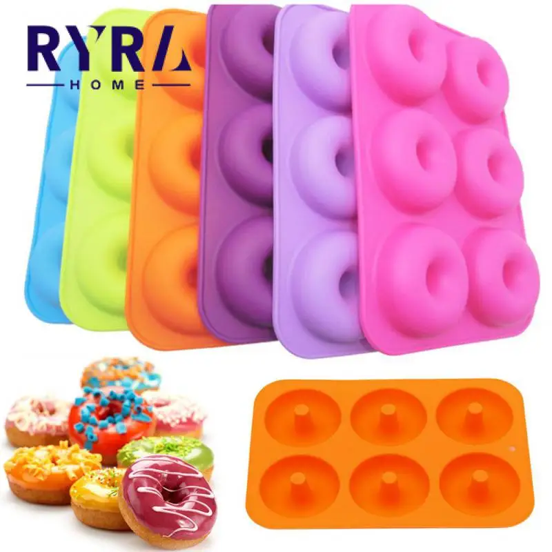 

Creative DIY Decorative Donut Dessert Mold Cake Donut Dessert Machine Chocolate Making Non-Stick Oven Food Grade Silicone Mold