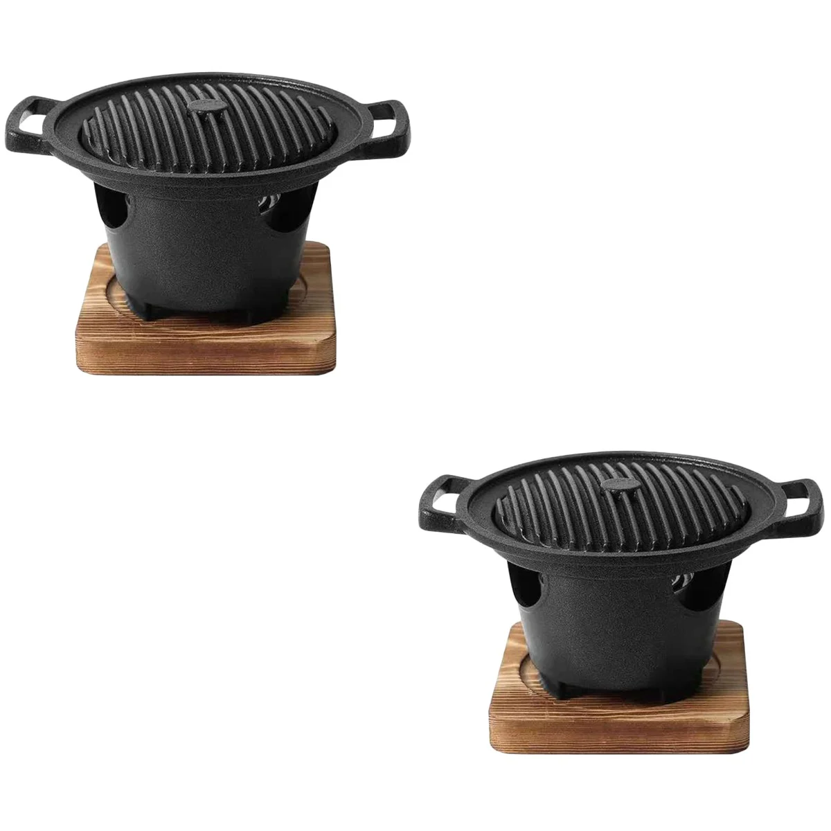 

Grill Stove Grilling Japanese Barbecue Tableiron Yakitori Castcharcoal Indoorwire Meshbase Pan Korean