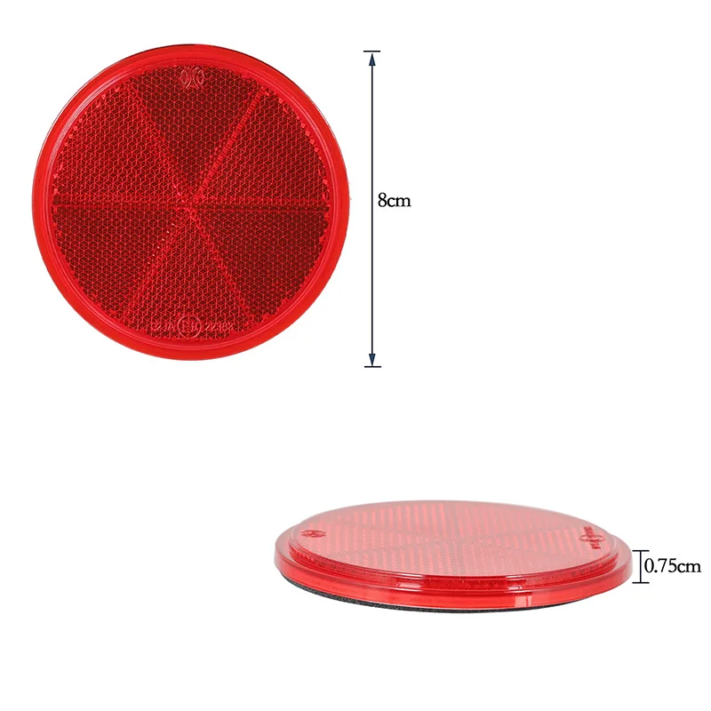 AOHEWEI Круглые Светоотражающие Наклейки Набор Из 6 Предметов Для Прицепов