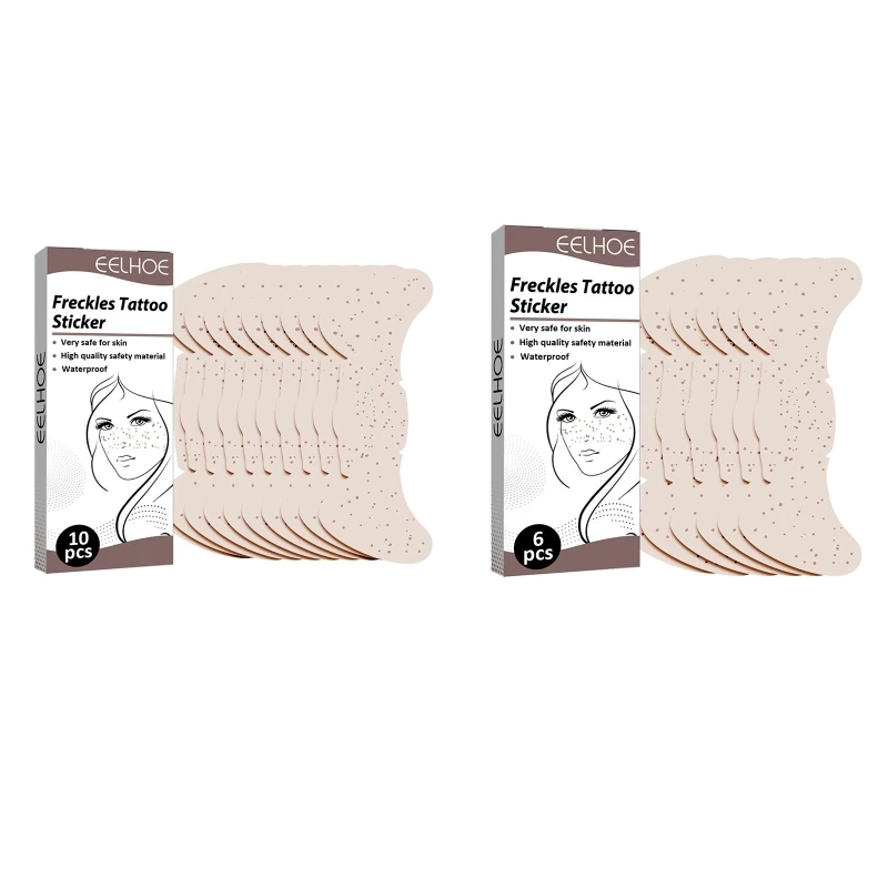 10/6 шт. татуировки с веснушками на лице водостойкая наклейка для женщин и девочек