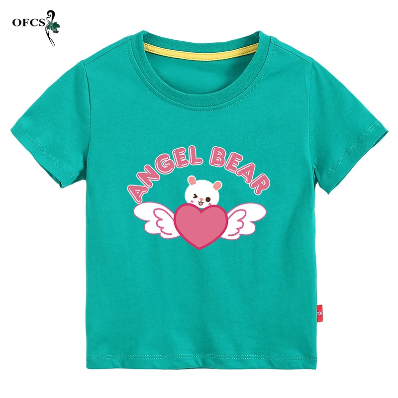 

New Arrival Baby Clothes Children's Clothing Cotton Short Sleeves Kids T-shirt Korean Cute Tops Tee Soft Casual Thin Sweatshirts