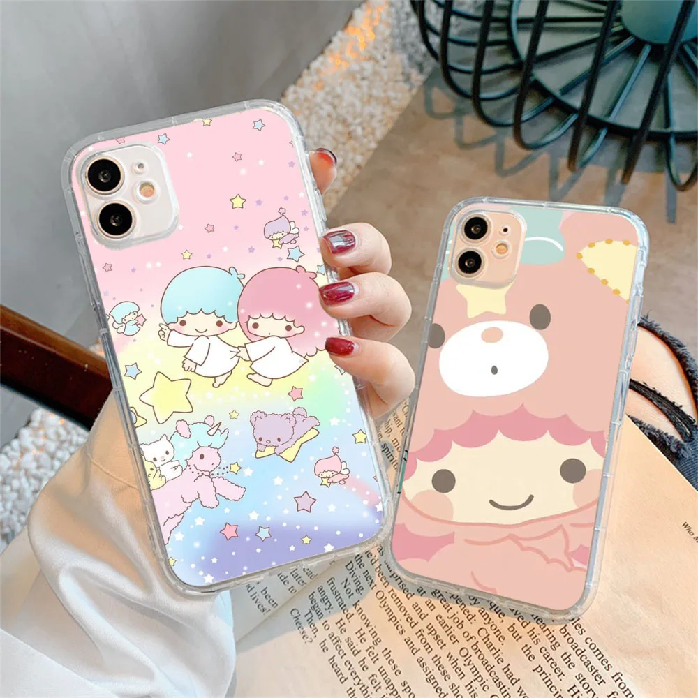 ZY17 маленькие двойные звезды прозрачная фотография для LG VELVET G8 ThinQ G8X K62 K42 K61 K52 K92 Q61