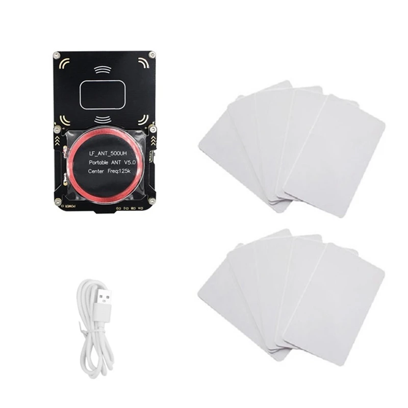 

1Set Black Proxmark3 Replicator RFID Duplicator Control Card Reader USB Set Ic/Id Tag Clone Writer