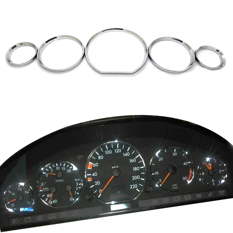 Car Speedometer Gauge Dial Ring Instrument Panel For Mercedes Benz W140 & R129 1991-1999 S280 S320 S420 S500 S600 Parts