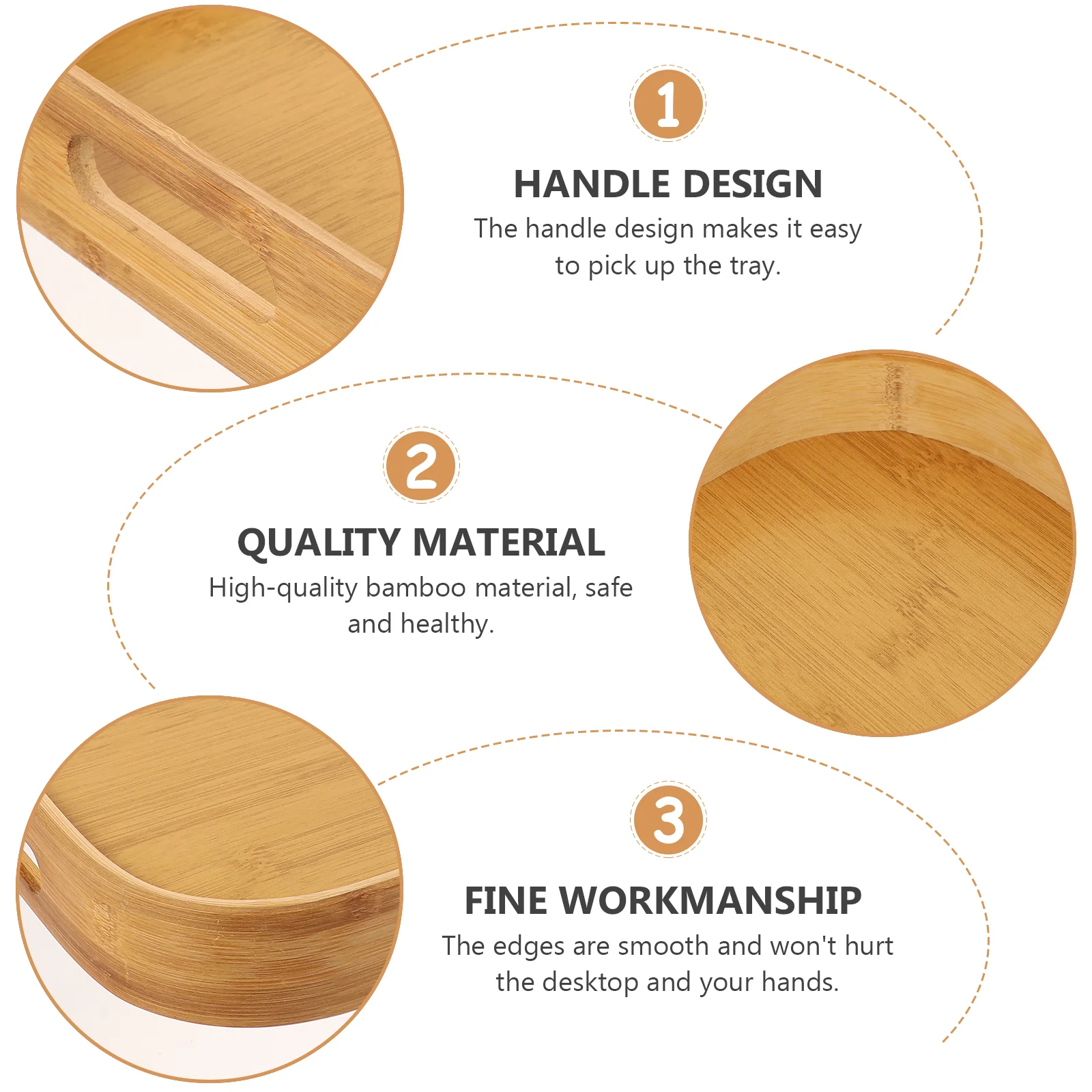 Поднос для чая бытовой бамбуковый комод хранения кухонный 33X23X5 см тарелка торта