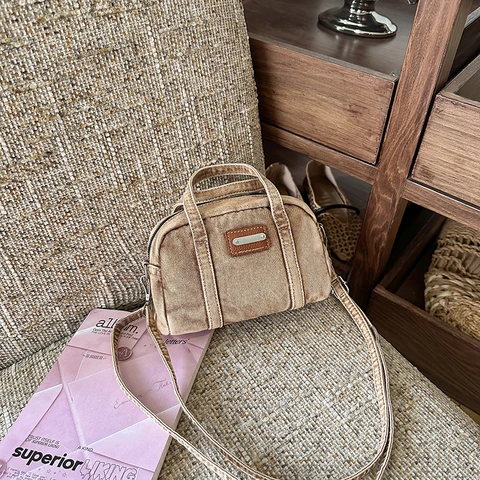 сумка женская маленькая сумка кроссбоди женская сумка через плечо Мини-сумки в стиле ретро для женщин, джинсовая ткань, маленькая сумка через плечо для фотоаппарата, легкая повседневная уличная сумка-мессенджер