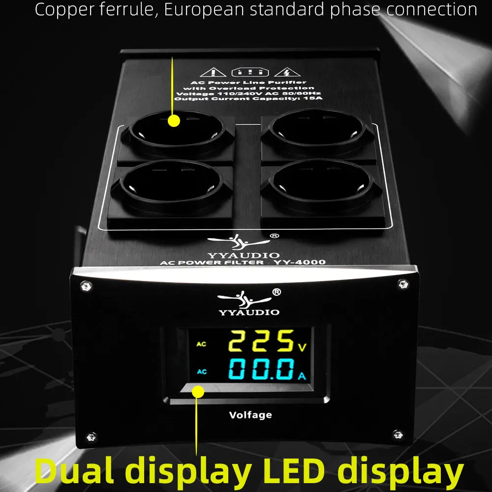 Фото Блок питания YYAUDIO HiFi с фильтром питания переменного тока, с защитой от перенапряжения №4
