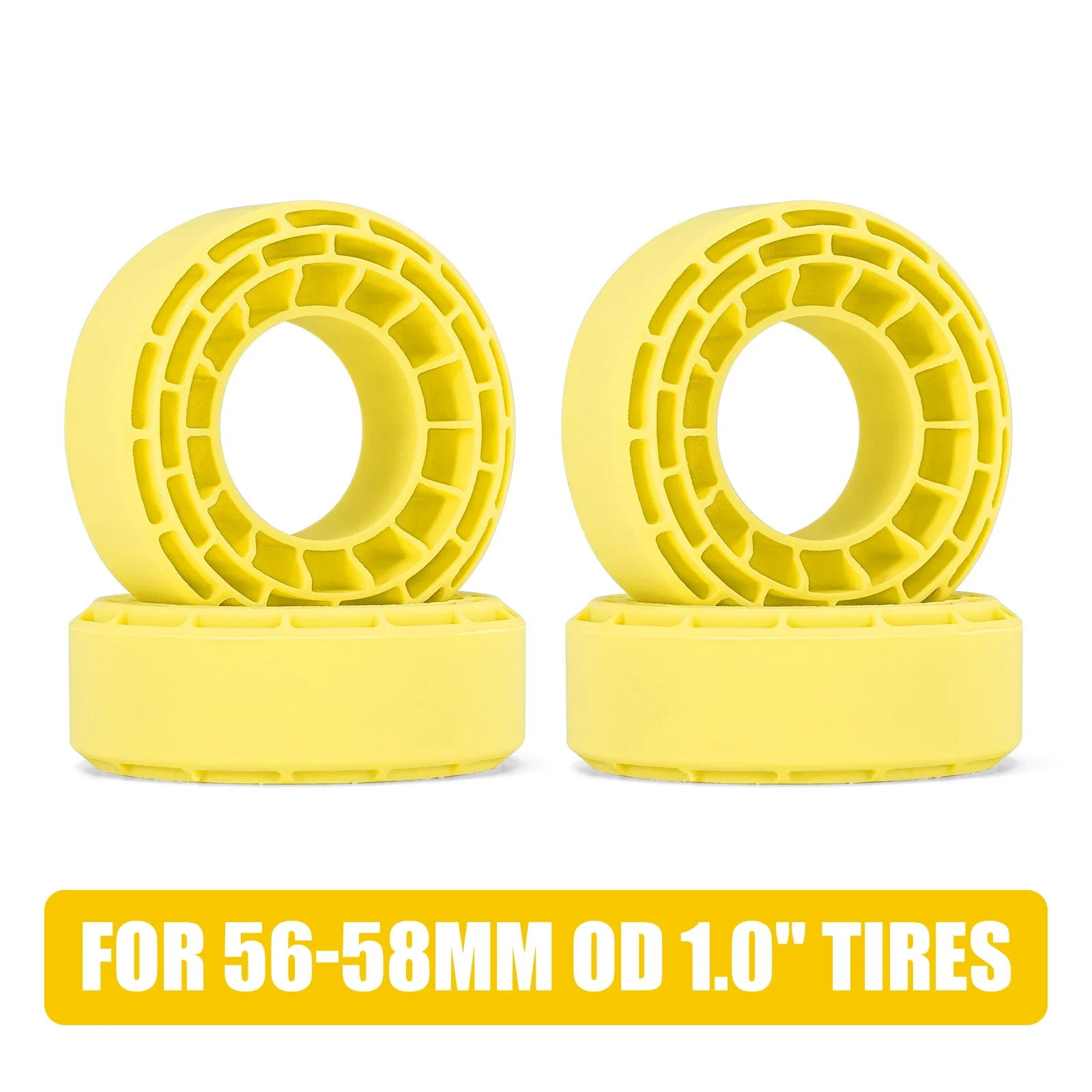 

INJORA 4 шт. вставки из силиконовой резины для шин 56-58 мм * 24 мм 1,0 дюйма (1056)