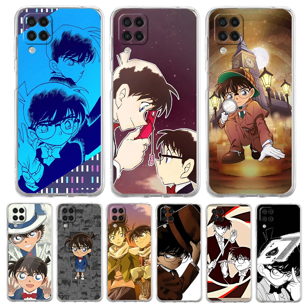 

Meitantei Konan Phone Case Cover For Samsung Galaxy A53 A32 A52 A72 A13 A22 A51 A71 A41 A31 A21S 5G Transparent Soft Shell Coque