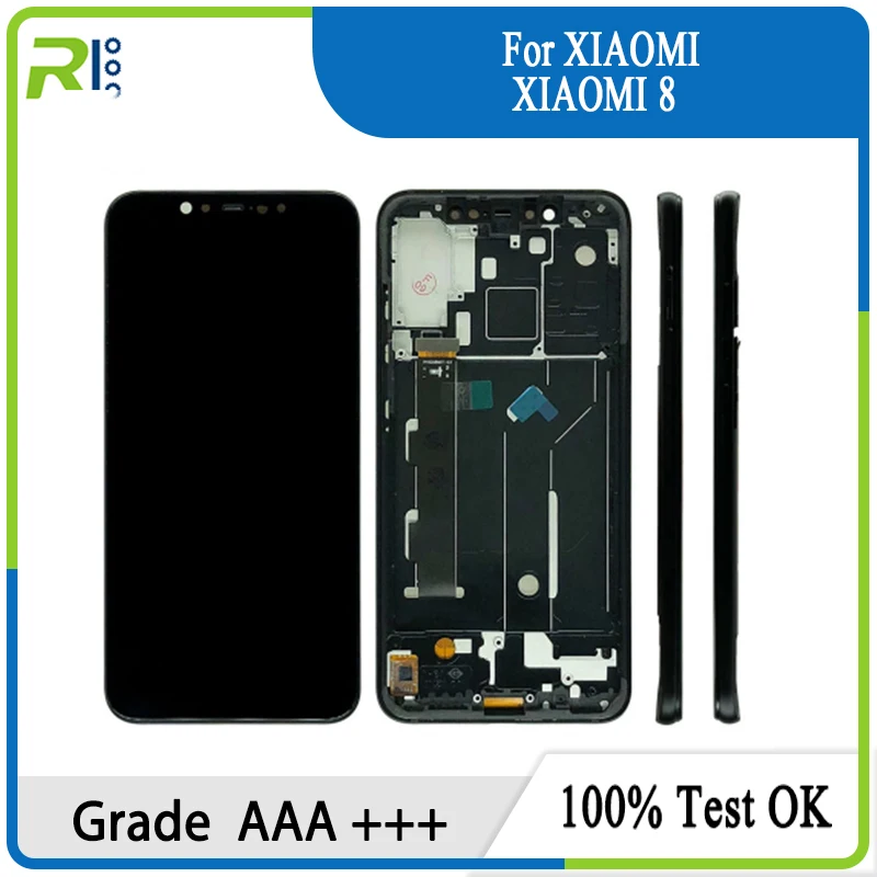 

ЖК-дисплей Amoled для Xiaomi Mi 8 Mi8, сменный сенсорный экран с дигитайзером для Xiaomi Mi 8, M1803E1A, ЖК Sc