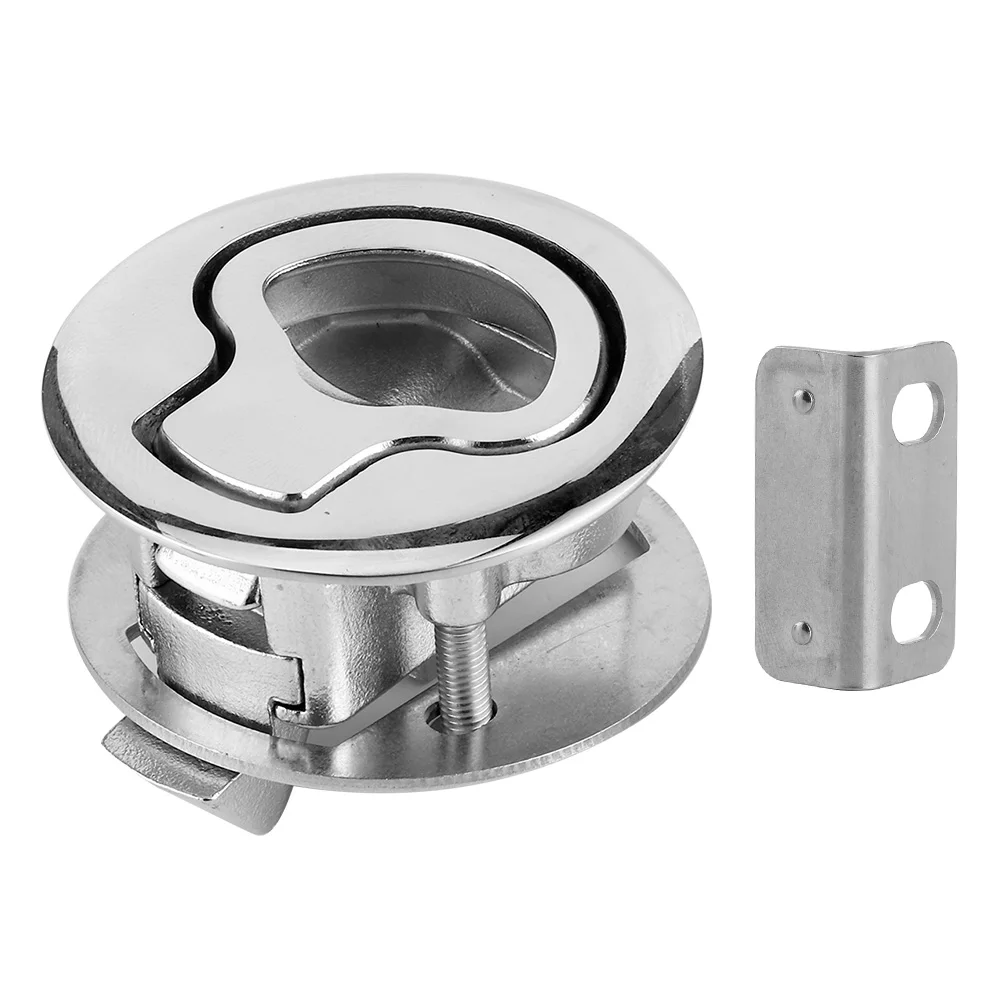 

Stainless Steel 316 Marine Pull Latch No Key Flush Boat Latches Slam Lift Handle Deck Hatch Hardware boat boat boat boat boat