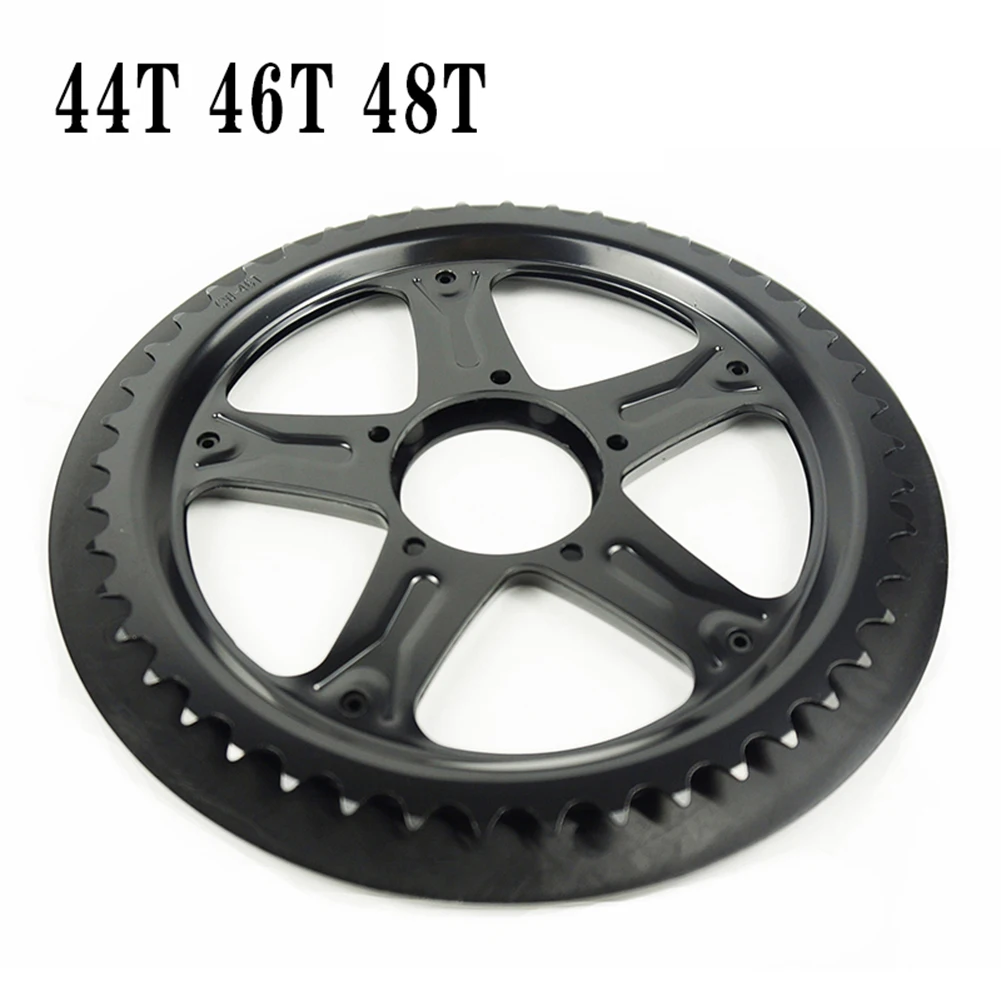Звездочка звездочки BBS02 46T 48T BBS01 черные электрические велосипеды для легкого