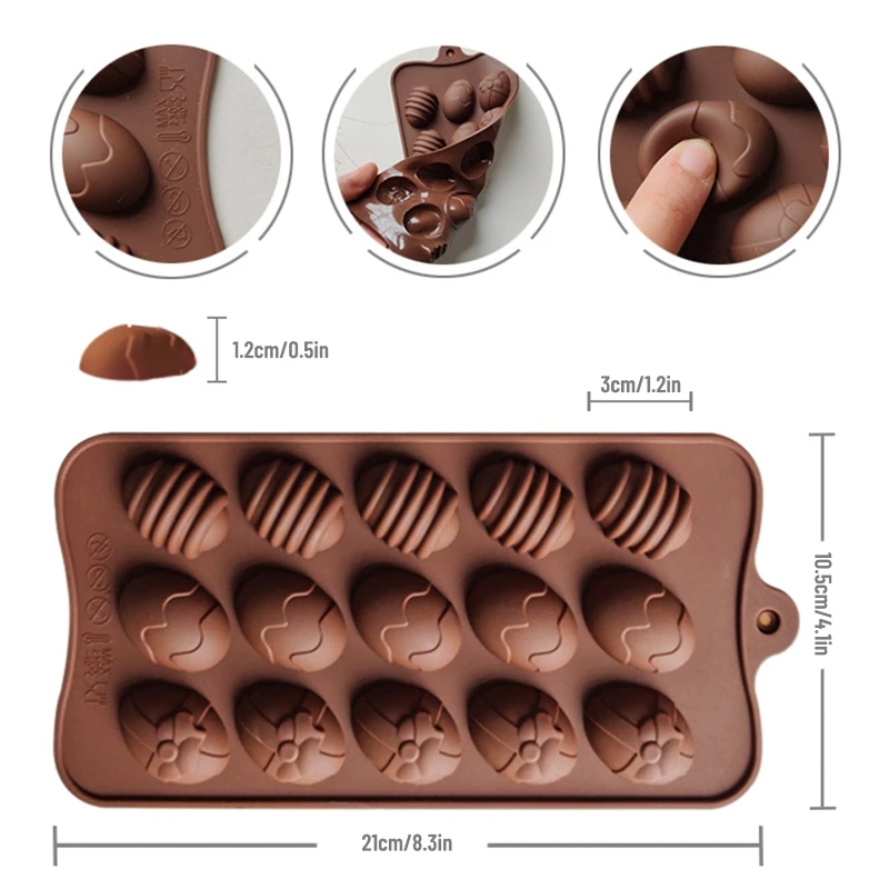 Форма для выпечки в пасхальном стиле силиконовые формы торта шоколада яиц гибкие