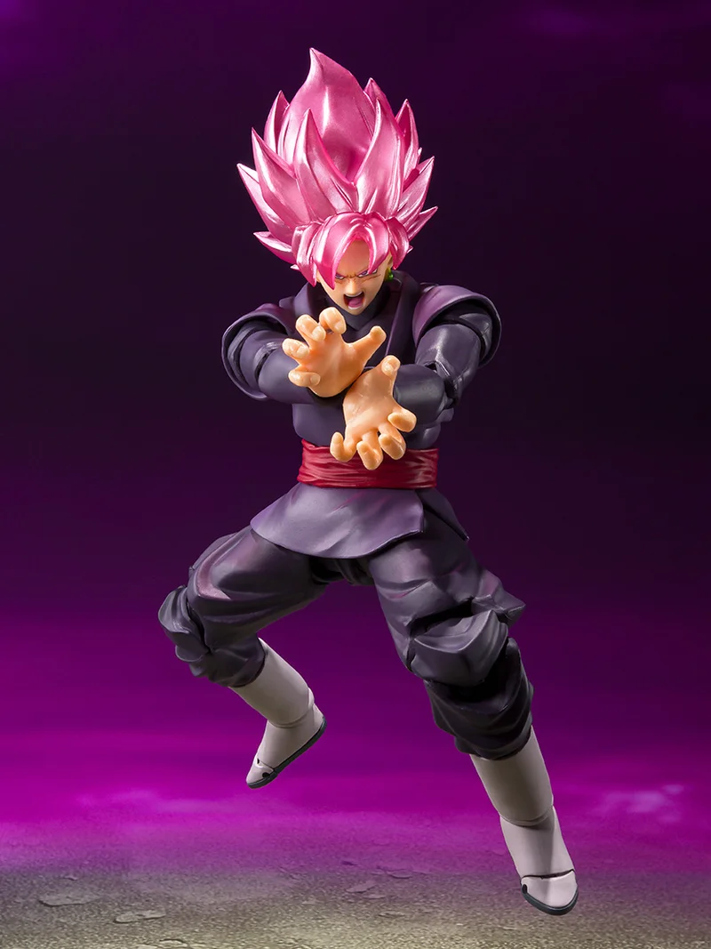 BANDAI S.H.Figuarts Original SHF Dragon Ball Super Zamasu Black Goku 5 дюймов фигурки героев рождественские