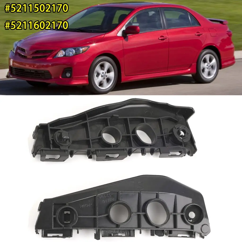 

5211502170 5211602170 2x фиксатор кронштейна переднего бампера для Toyota Corolla 2011 2012 2013, замена TO1043114 TO1042114