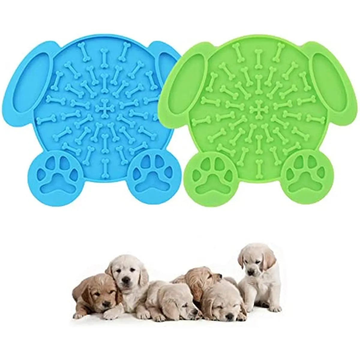 Factory Wholesale Custom Logo Pet Bath Peanut Butter Lick Pad Silicone Pet Dog Lick Mat With Suction Cups