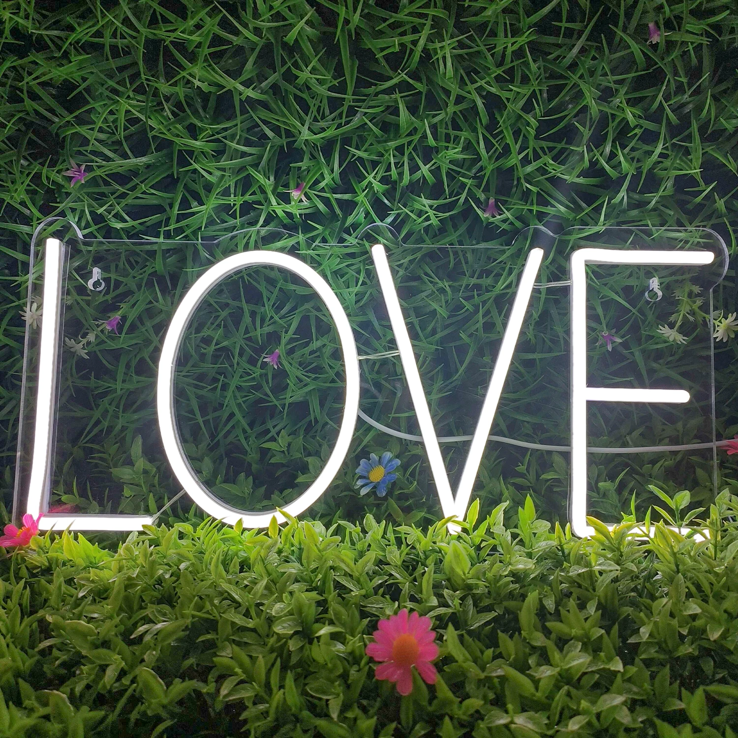 Свадебное предложение Ineonlife на заказ, неоновая вывеска с надписью «LOVE» для спальни, Женская акриловая настенная декоративная лампа с интерфейсом USB для Дня Святого Валентина