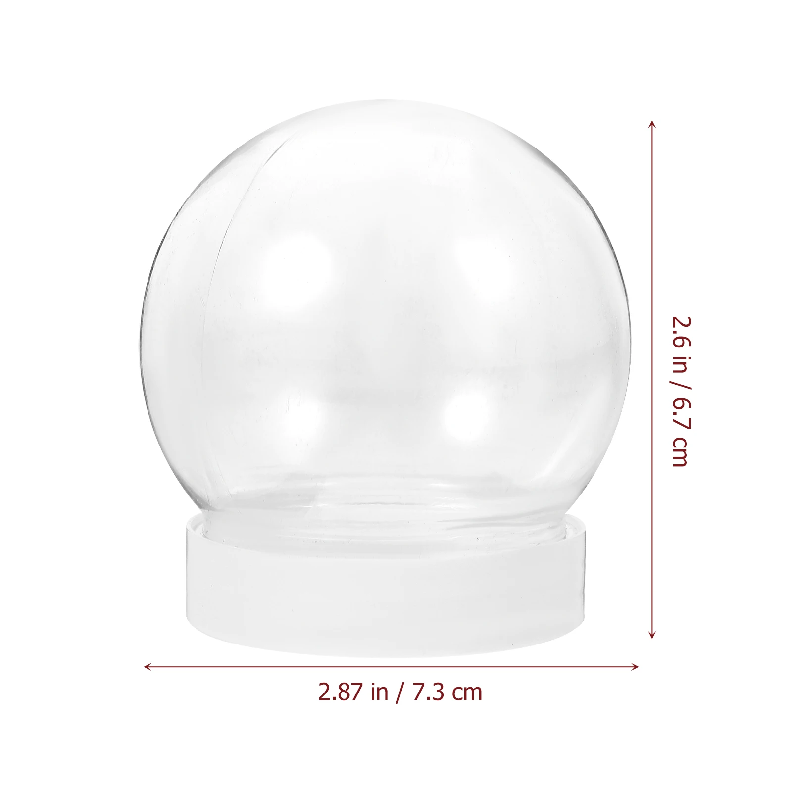 

Пластиковые пустые бутылки для снежных шаров