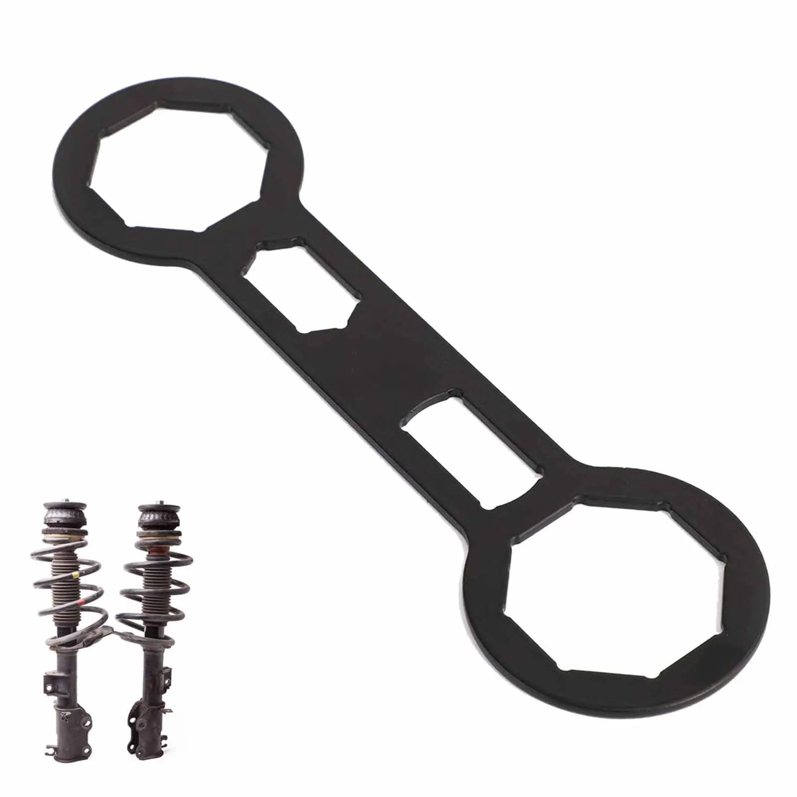 

Fork Cap Wrench Double Head Front Fork Repair Spanner Motorcycle Wrench 2 Holes Motorbike Repair Tools Spanner Remover