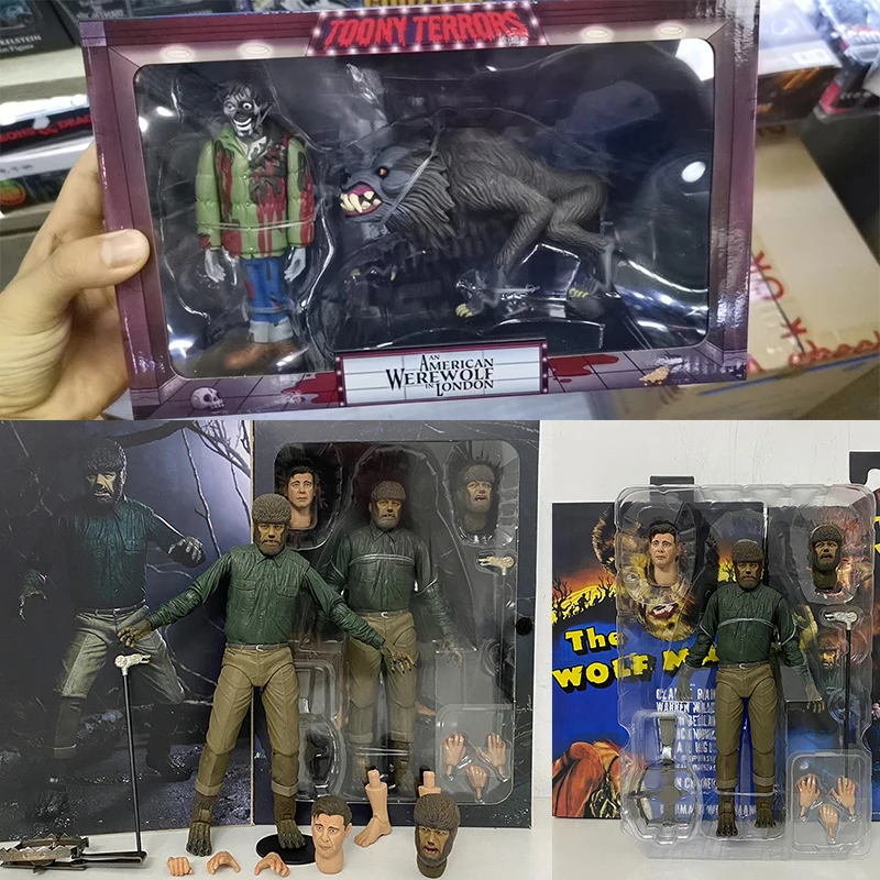 

NECA An American Werewolf Figure in London Kessler Toony Terrors The Wolf Man Universal MonstersAction Figure Horror Model