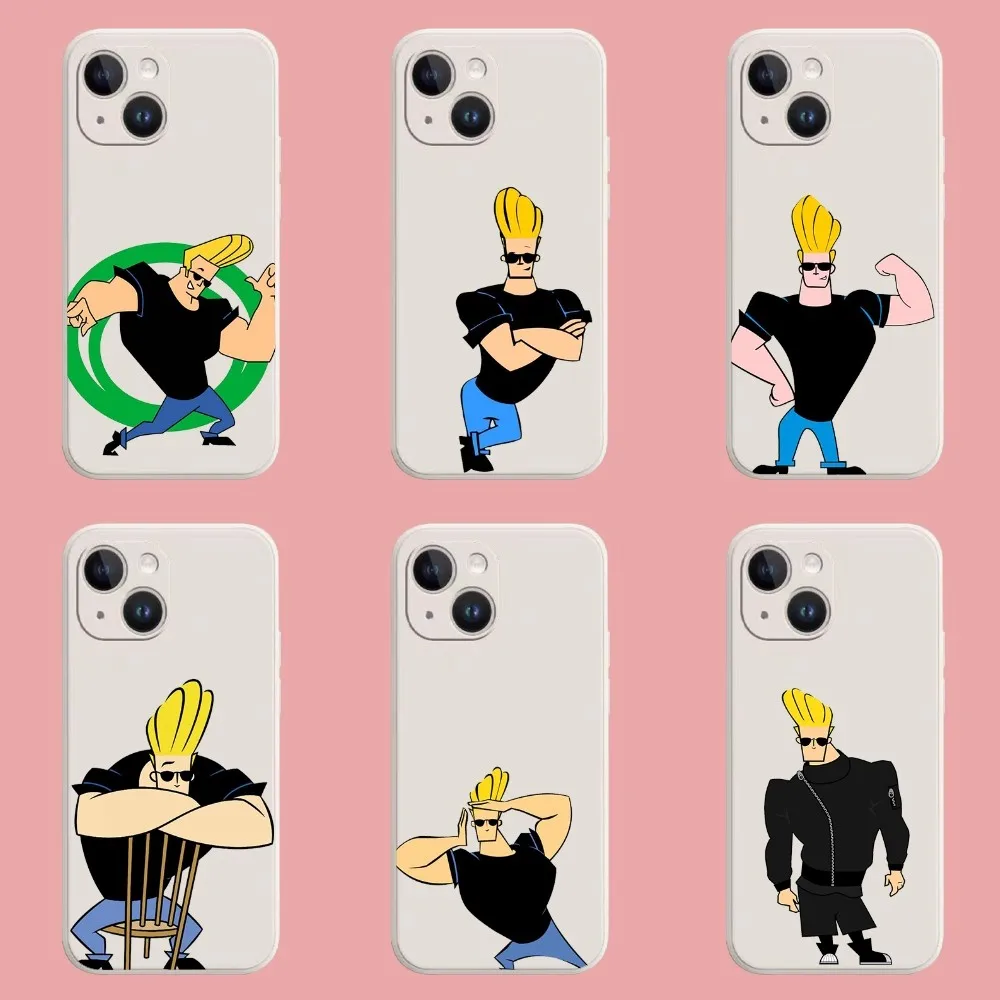 Мультяшный чехол J-NY Bravo для телефона Iphone 11 13 14 Pro Max X Xr Xs Se2020 12mini Белый Чехол