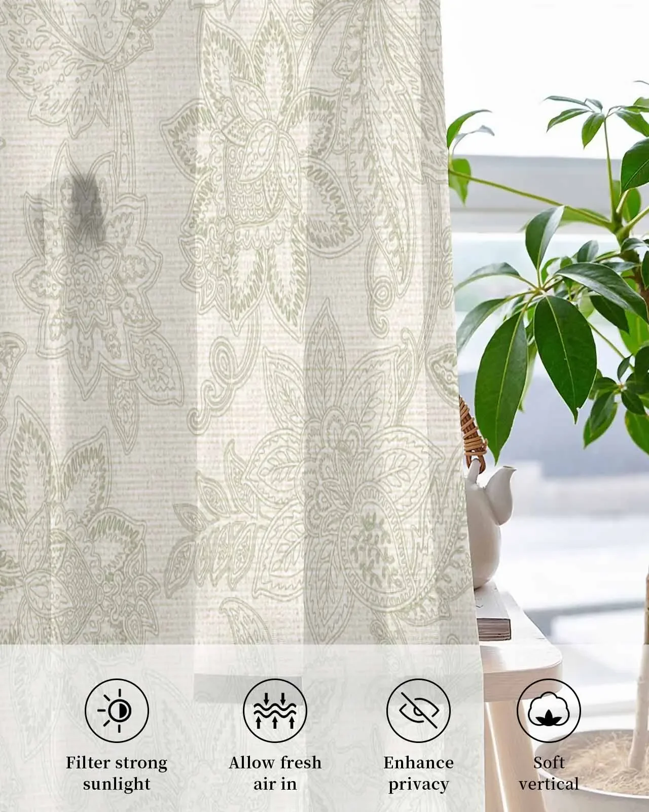 Винтажные элегантные комнатные шторы с цветочной текстурой для гостиной