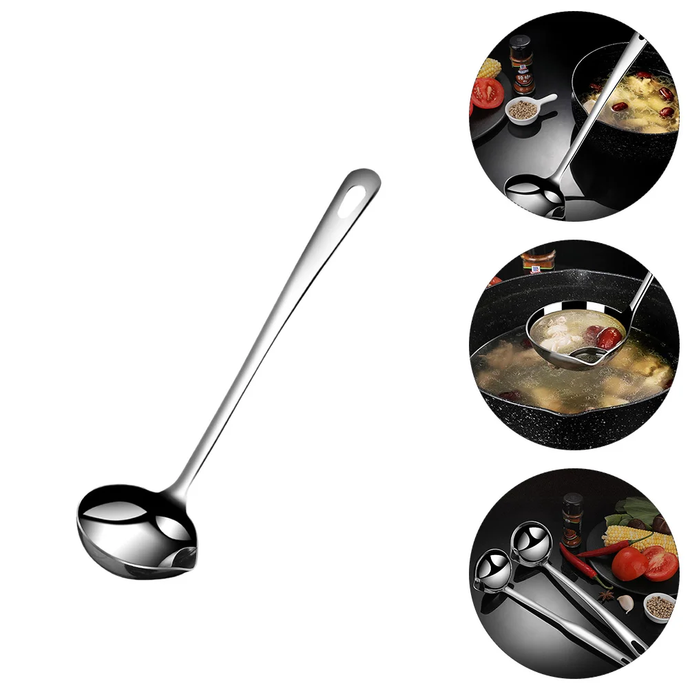 

Spoon Oil Soup Separator Ladle Filter Stainless Steel Grease Skimmer Strainer Cooking Hot Pot Scoop Colander Kitchen Korean Fat