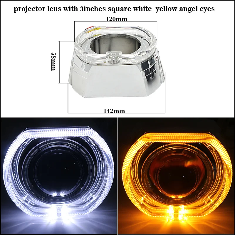 

SANVI PTF Би светодиодные линзы для автомобильных фар Ангельские глазки Проекторная фара с рамкой Hella 3R G5 Автоматический фонарь дальнего света 5500k 33200Lux