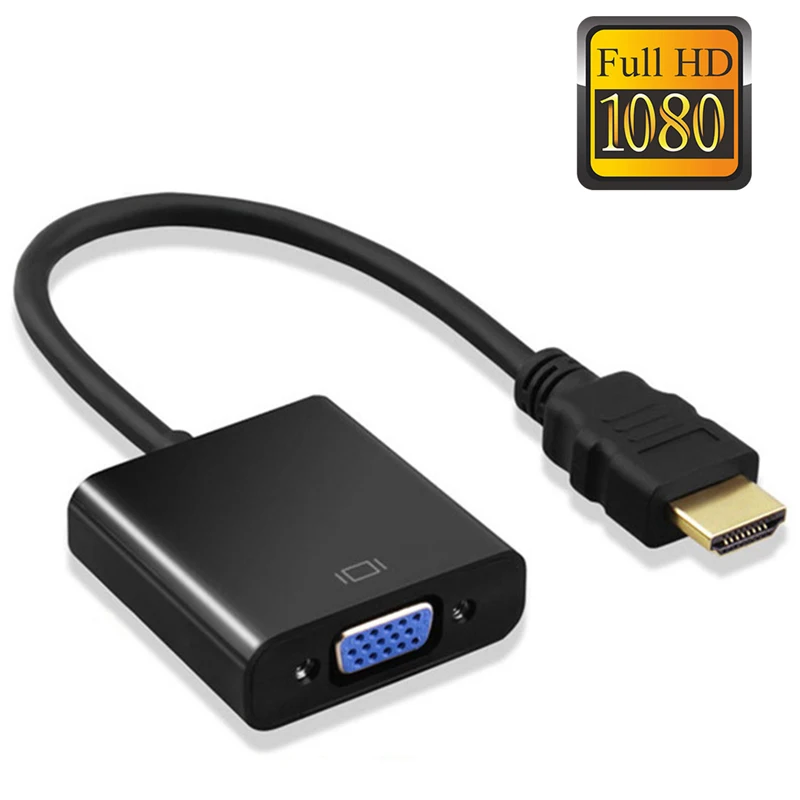 

Адаптер 1080P HDMI-совместимый с VGA, Кабель-адаптер для PS4, ноутбука, Xbox, ПК, ТВ-приставки, проектора, HD TV