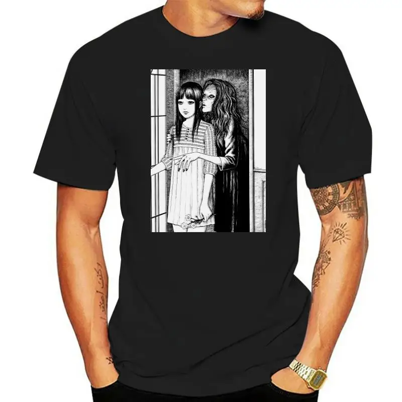 Уникальная футболка Junji Ito мужская хлопковая японская Kago Manga Horror Tomie Harajuku с