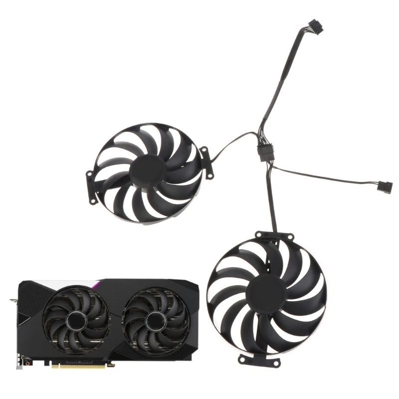 

T129215SU GPU 95MM Cooling Fan ForAsus RTX3060Ti 3070 RX6700XT Graphics Card Y98A