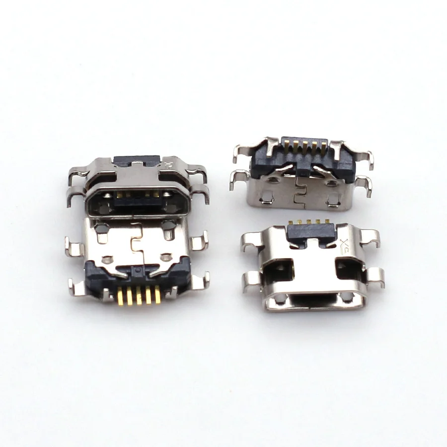 

Разъемы Micro USB для Samsung A10 A10s Motorola E5 E6 play (100 шт.)