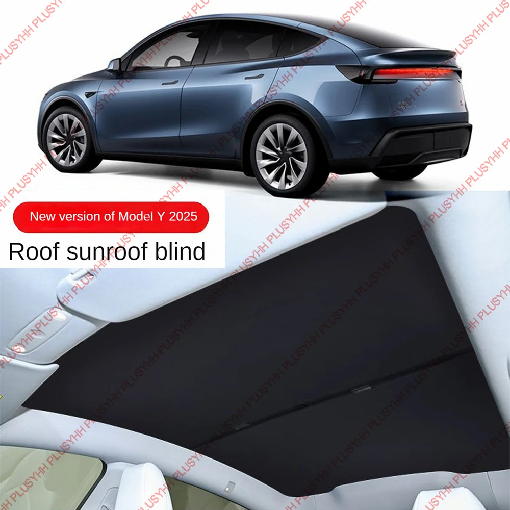 Фото Модель Y 2025 Juniper солнцезащитные козырьки для Tesla Ice ткань с пряжкой Sun Pare стеклянный козырек спереди и сзади теплоизоляционные аксессуары для мансаря №2