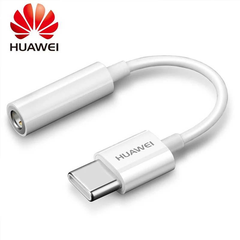 Оригинальный Huawei USB Type C 3 5 мм разъем для наушников Aux аудио кабель адаптер P30 Pro P20