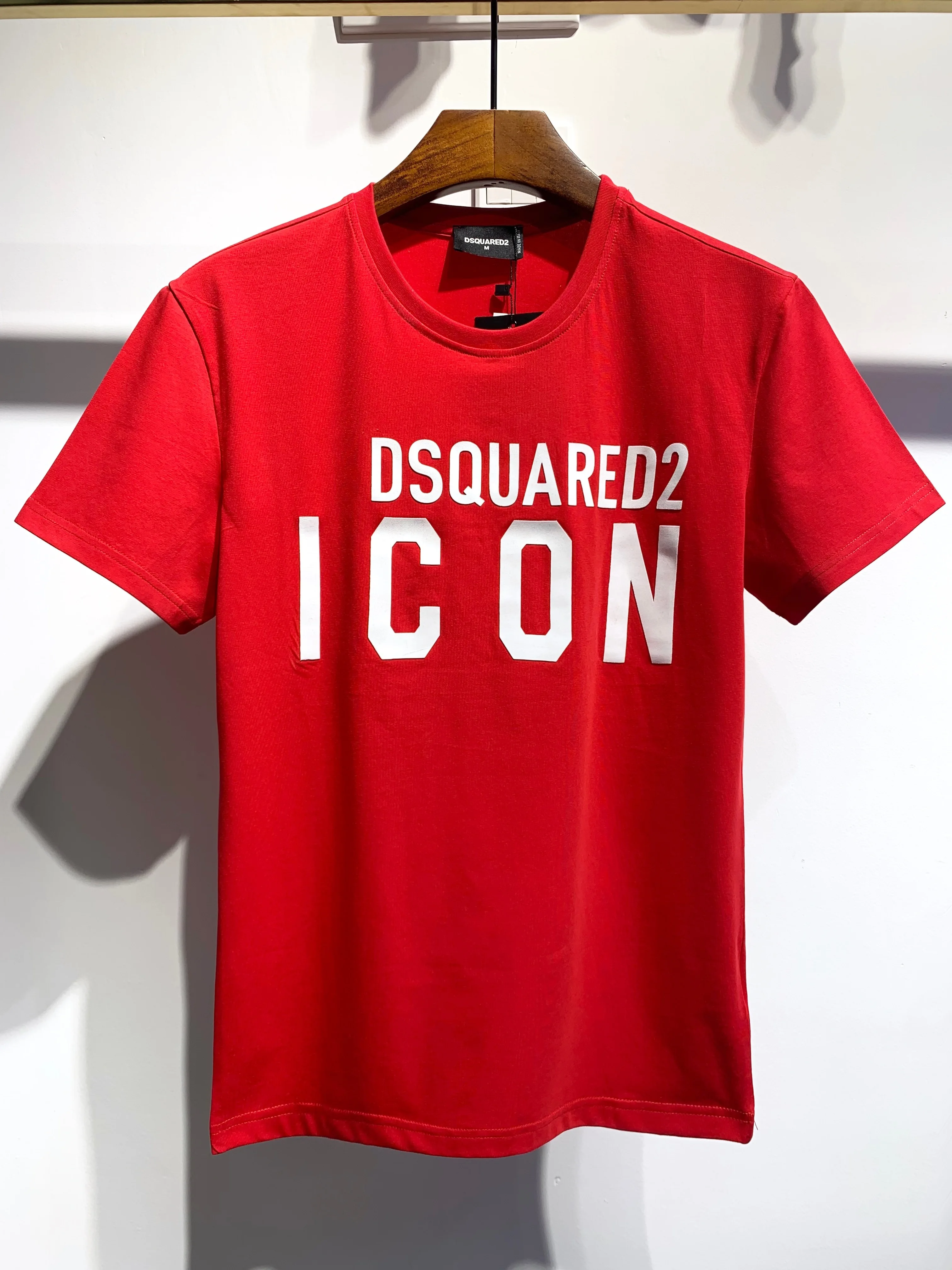 Новинка Dsquared2 мужские и женские парные модные хлопковые футболки Dsq2 с круглым
